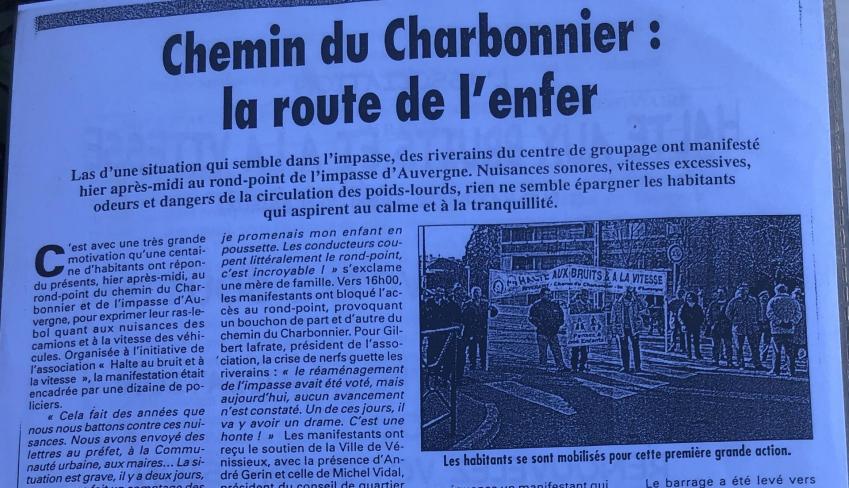 Chemin du charbonnier presse