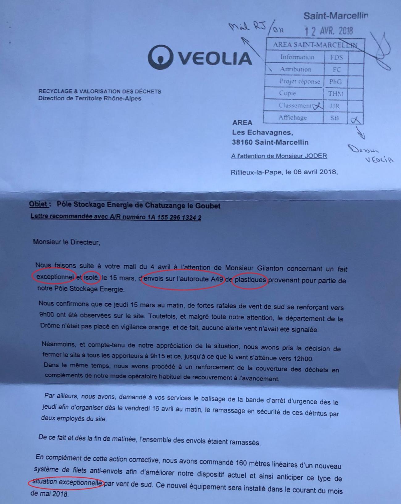 Reponse veolia 1a